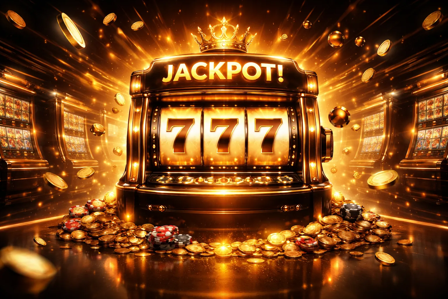 Màn hình trò chơi nổ hũ với biểu tượng jackpot lớn tại nha cai